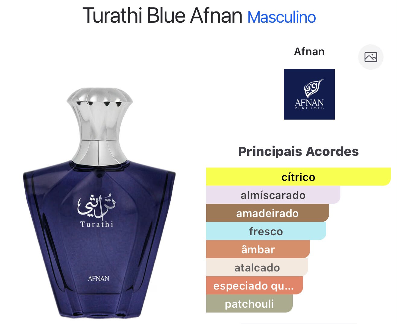 TURATHI BLUE DA AFAN 90ML