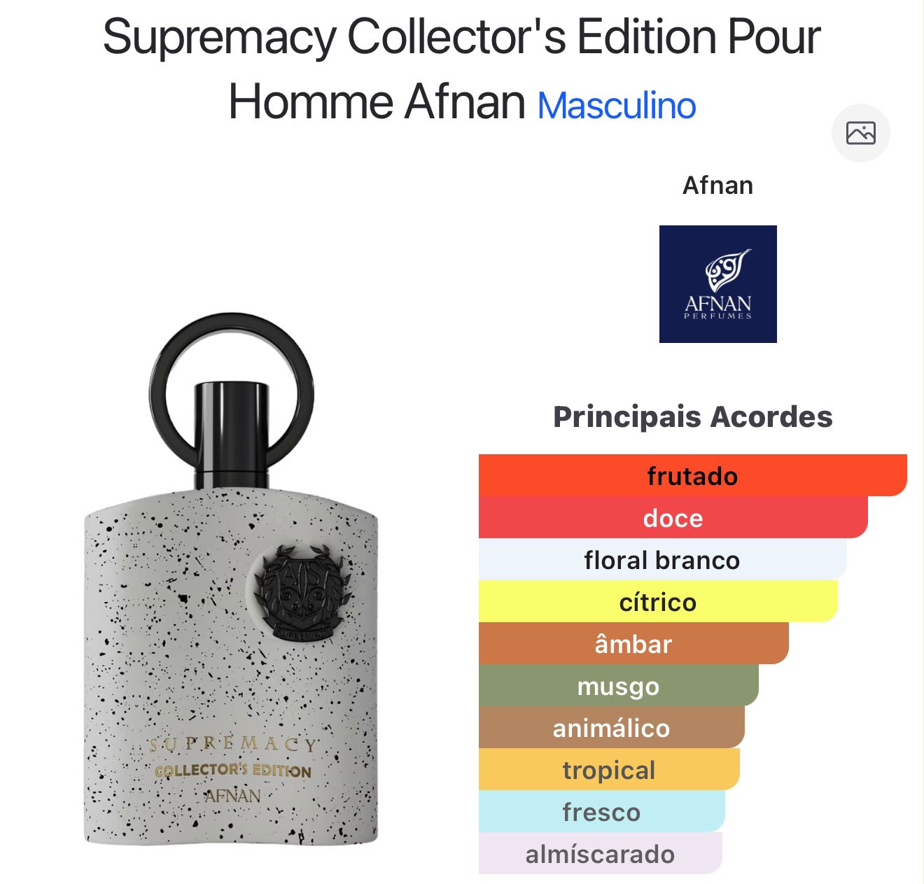 Afnan Supremacy Collector's Edition EDP 100ml