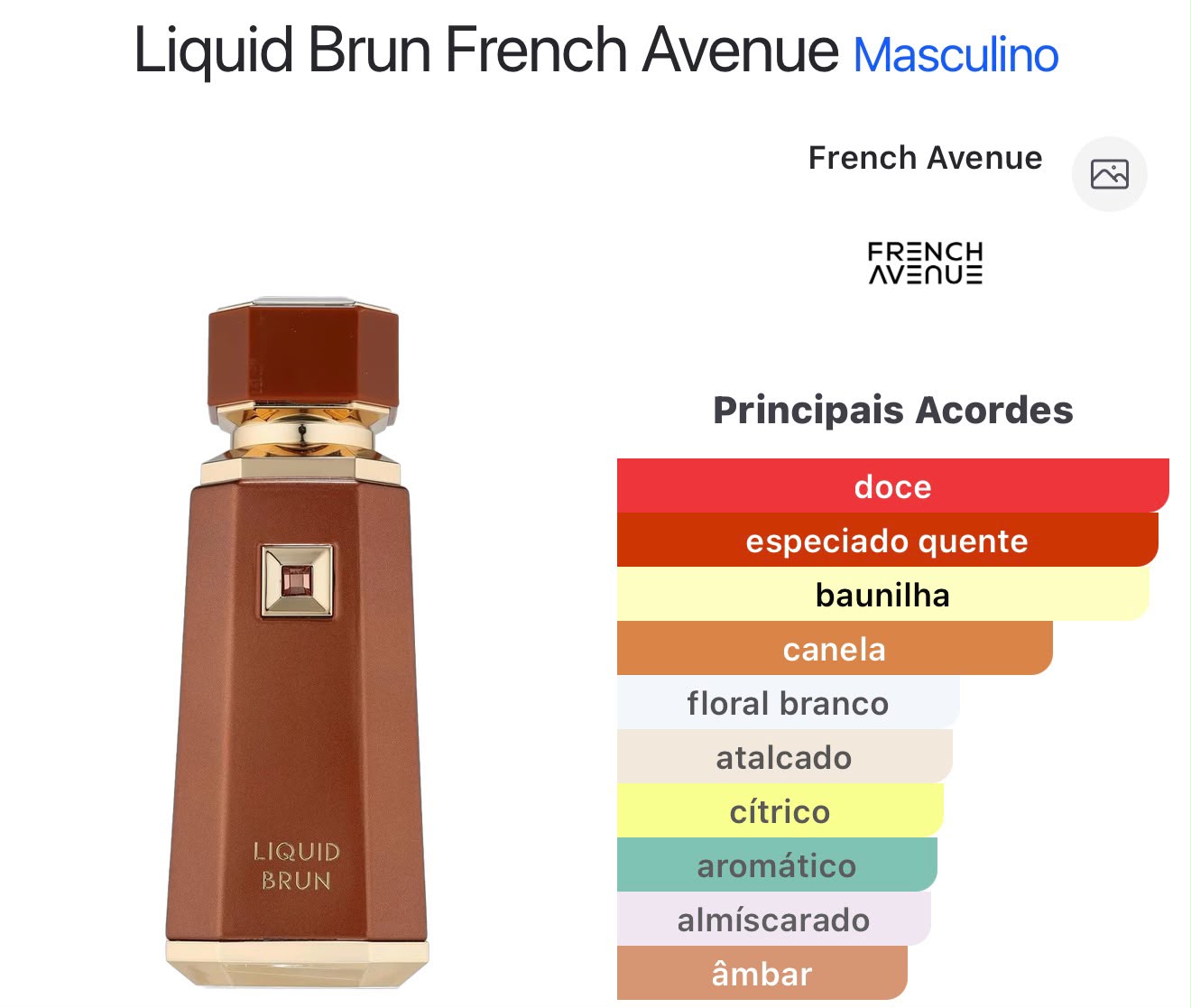 French Avenue Liquid Brun EDP 100ml