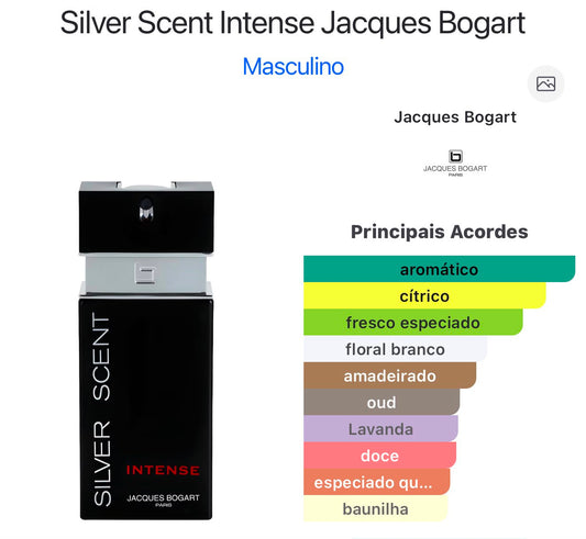 Jacques Bogart - Silver Scent Intense 100ml
