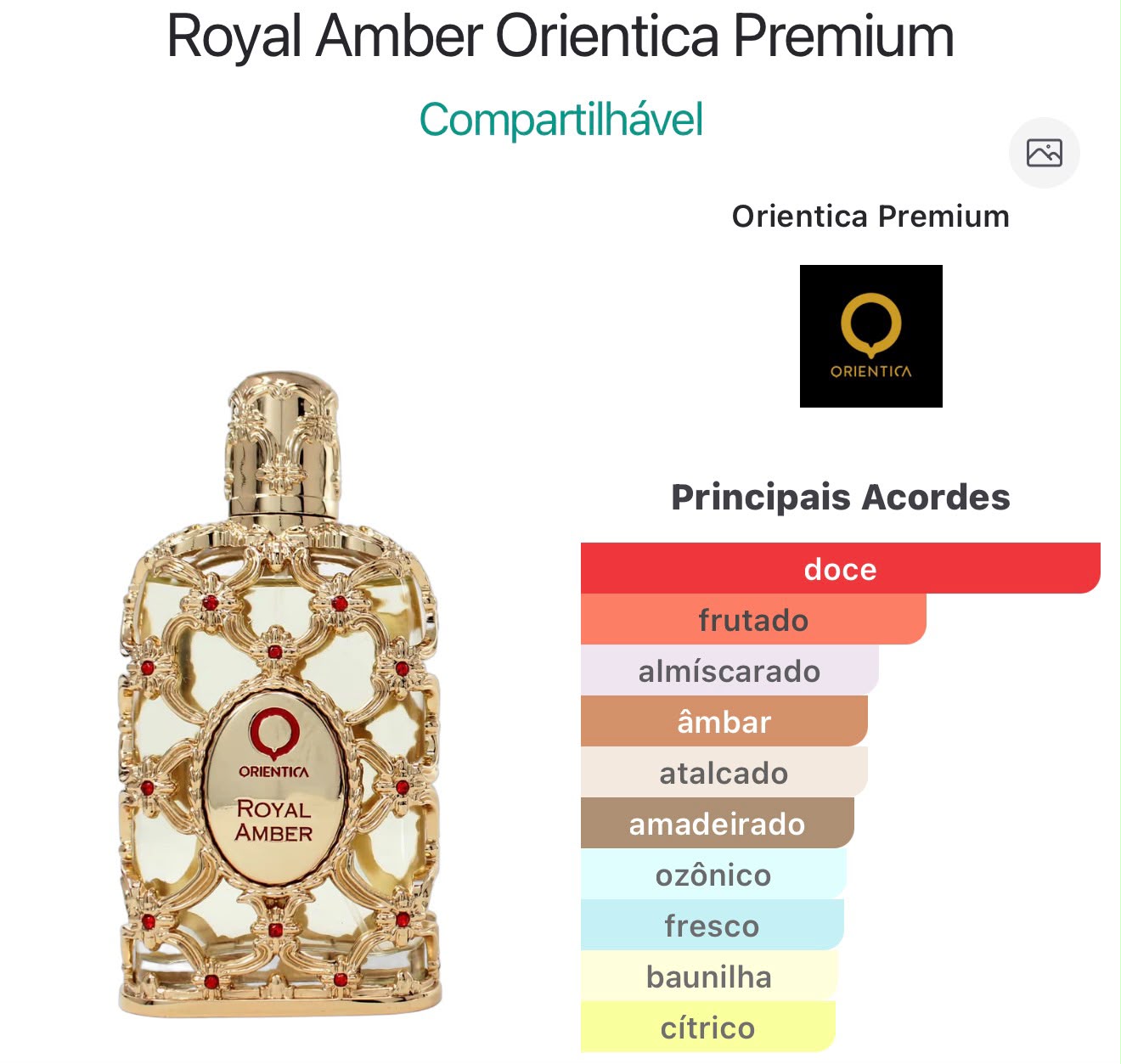 Orientica Luxury Collection Royal Amber EDP 80ml