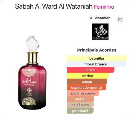Al Wataniah Sabah Al Ward EDP 100ml
