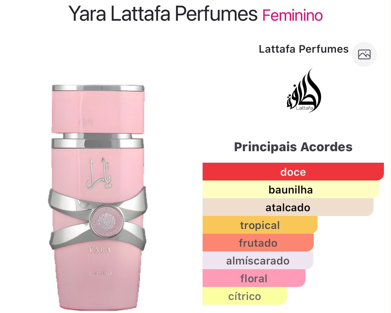 Lattafa Yara EDP 100ml