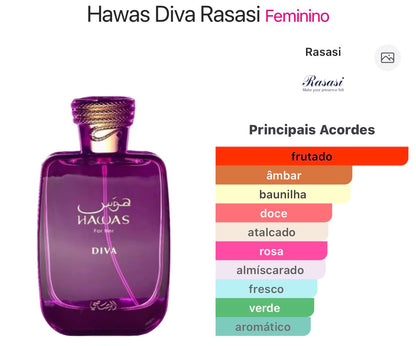 Rasasi Hawas Diva EDP 100ml