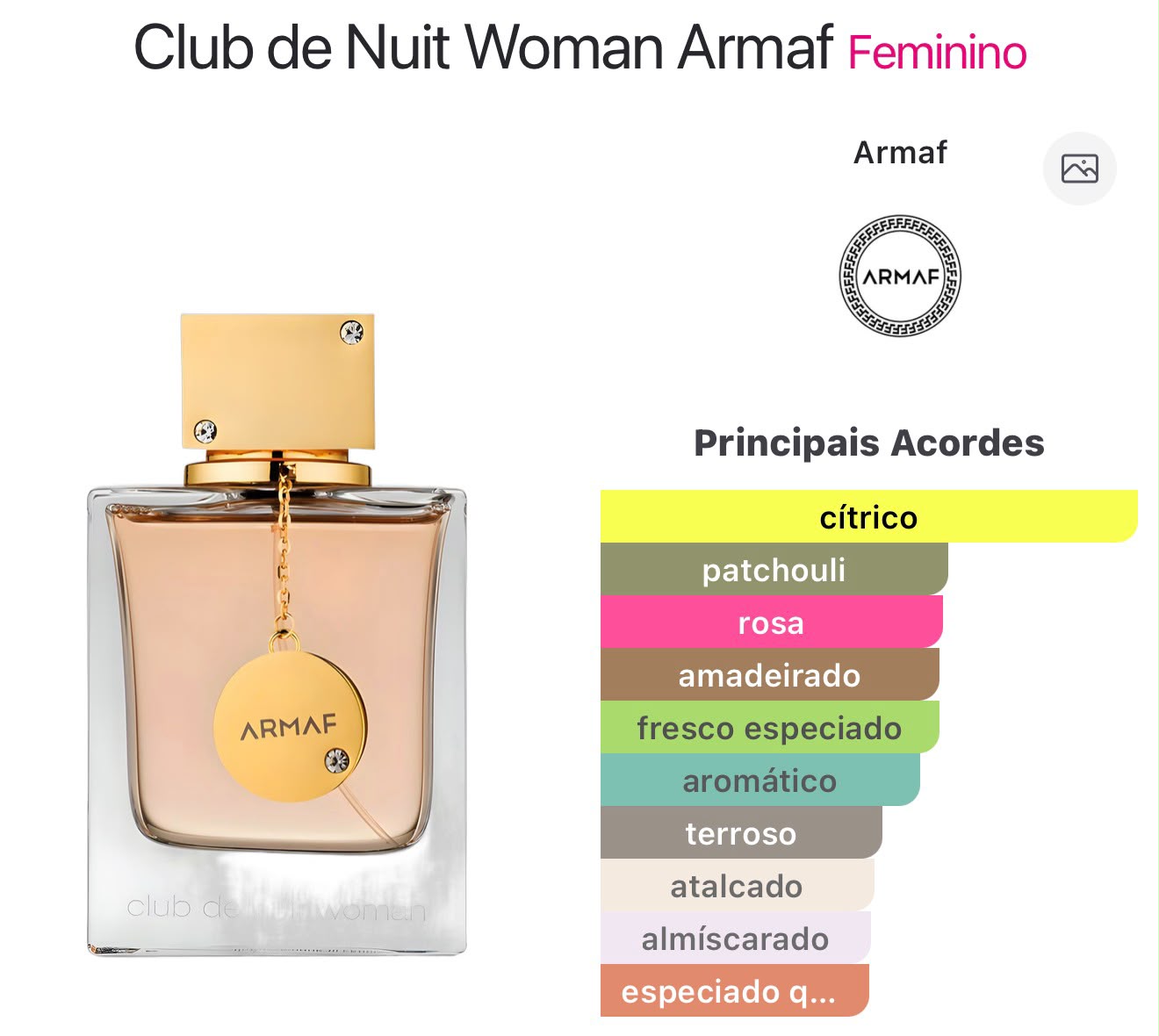 Armaf Club De Nuit Woman Extrait EDP 105ml