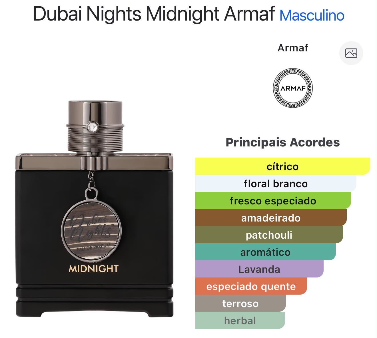 Armaf Dubai Nights Midnight EDP 100ml